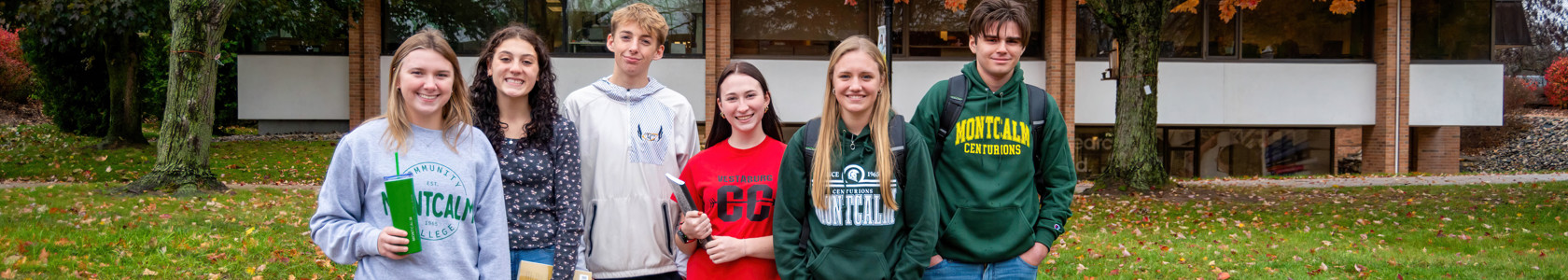 Group Photo of Some MCC Students Outside on Campus.
